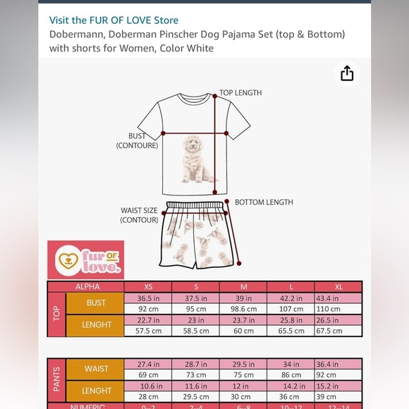 Fur of Love Pajama shorts 🌷🩷 - Picture 9 of 10